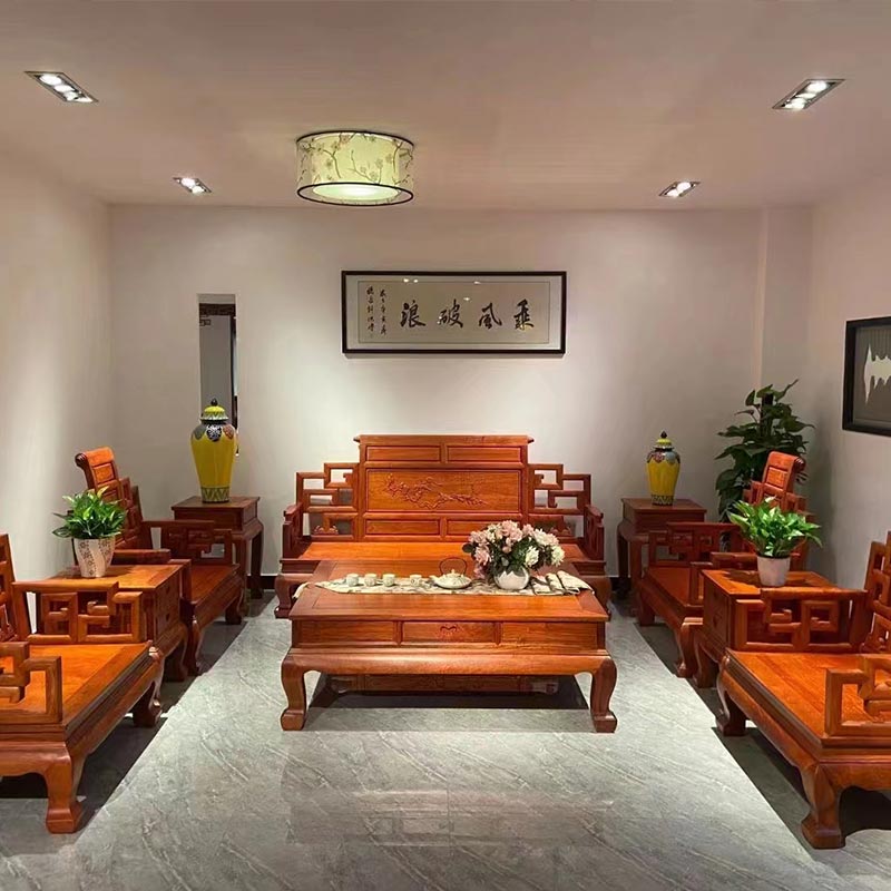 Rosewood møbler kinesisk stil massivt træ sofa